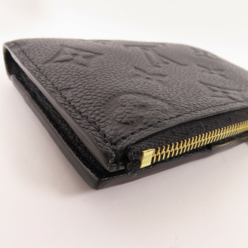 LOUIS VUITTON Monigram Empreinte Lisa金扣短錢包-7