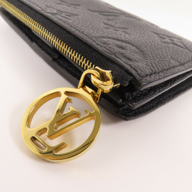 LOUIS VUITTON Monigram Empreinte Lisa金扣短錢包-8