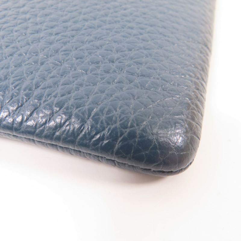 COACH 牛皮皮革Pouch Wallet銀扣錢包-8