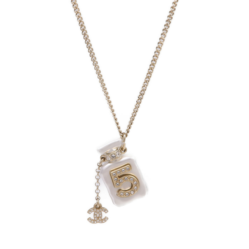 CHANEL 金屬/水晶Necklace項鍊-0
