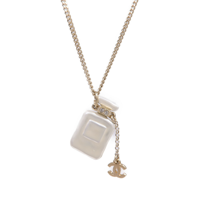 CHANEL 金屬/水晶Necklace項鍊-1
