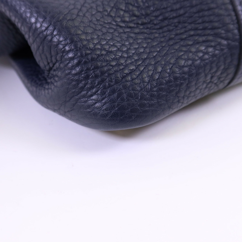 HERMES Clemence皮革Picotin PM金扣手挽袋Bleu Nuit-13