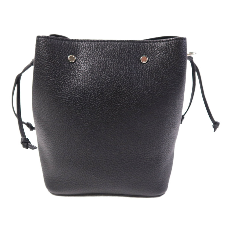 LOUIS VUITTON 牛皮皮革Nano Lockme銀扣肩背袋-1