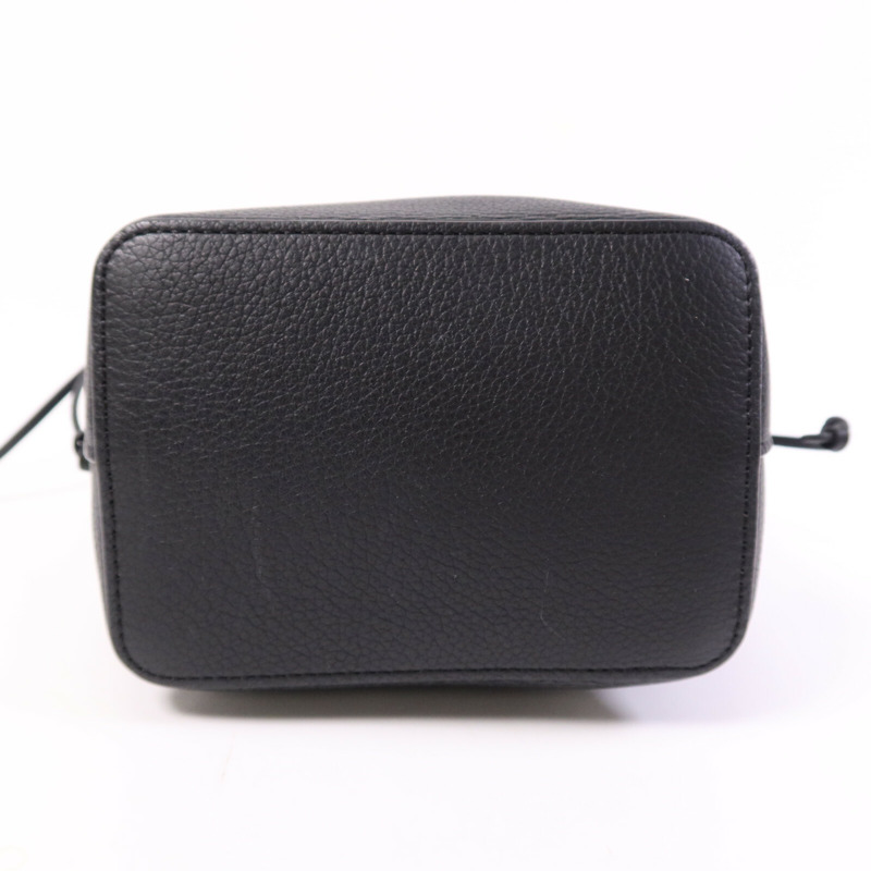 LOUIS VUITTON 牛皮皮革Nano Lockme銀扣肩背袋-3