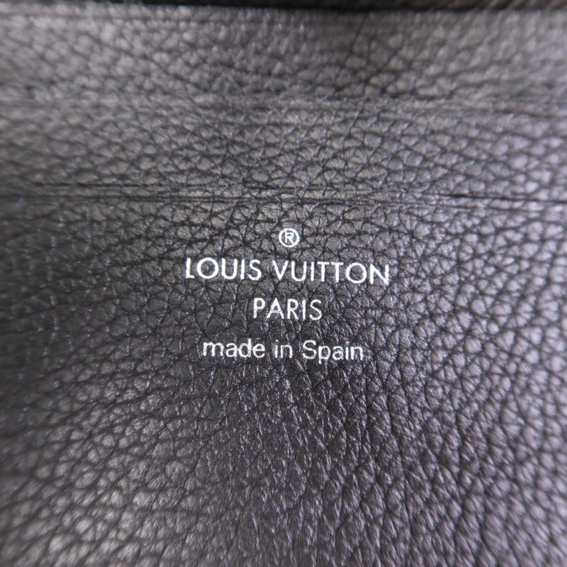 LOUIS VUITTON 牛皮皮革Nano Lockme銀扣肩背袋-11