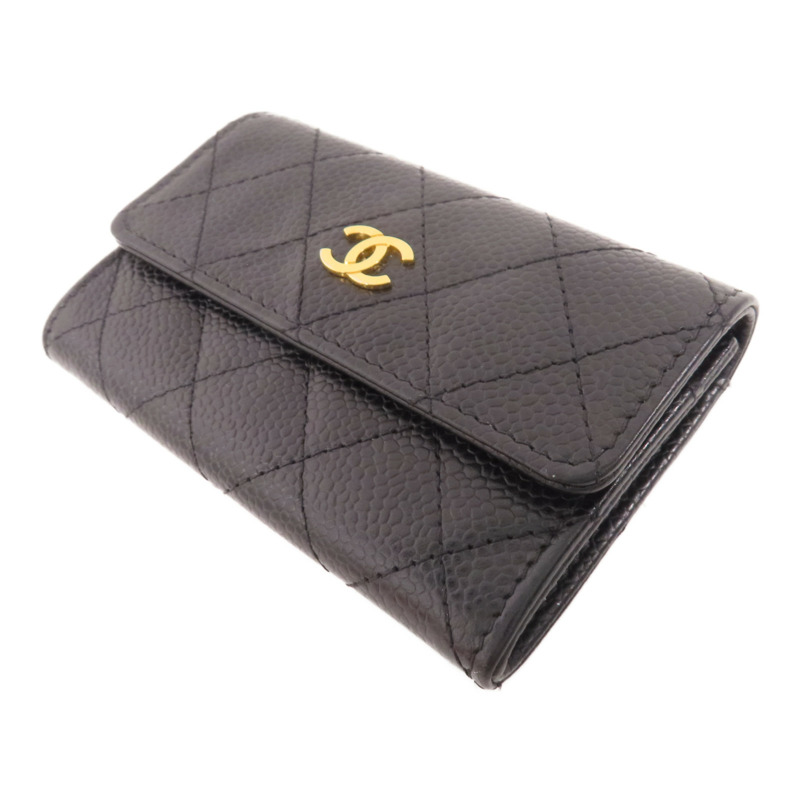 CHANEL 牛皮皮革Card Case金扣卡套-2