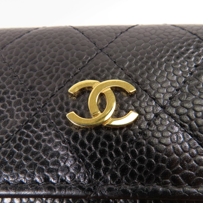 CHANEL 牛皮皮革Card Case金扣卡套-6