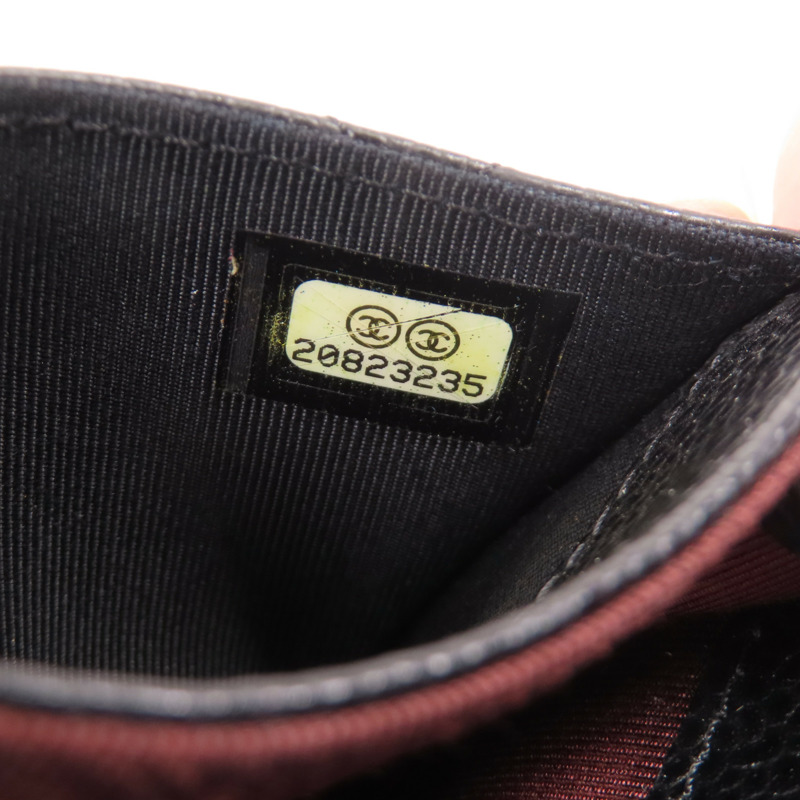 CHANEL 牛皮皮革Card Case金扣卡套-10