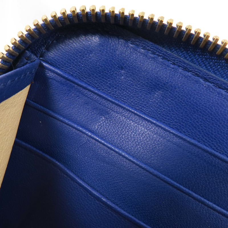 BOTTEGA VENETA 織紋皮革Round Long Wallet金扣拉鏈長錢包-14