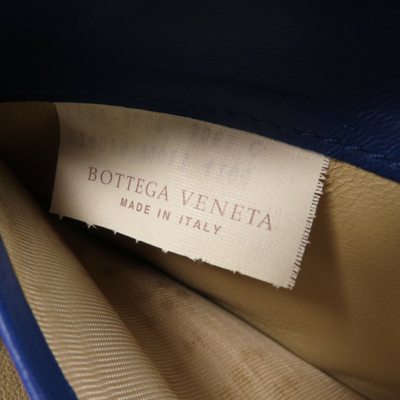 BOTTEGA VENETA 織紋皮革Round Long Wallet金扣拉鏈長錢包-17