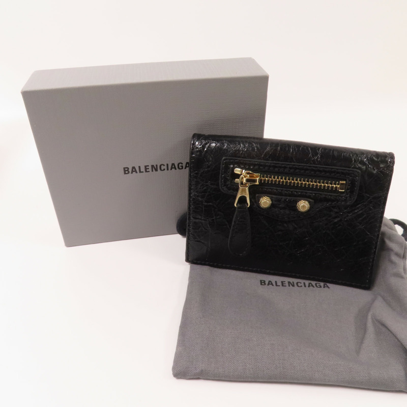 BALENCIAGA 羊皮皮革Card Case金扣卡套-10