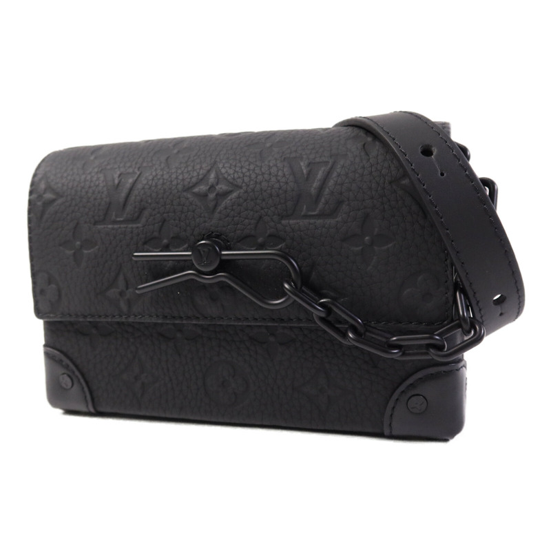 LOUIS VUITTON Monogram Taurillon Steamer Wearable Wallet扣肩背袋-2