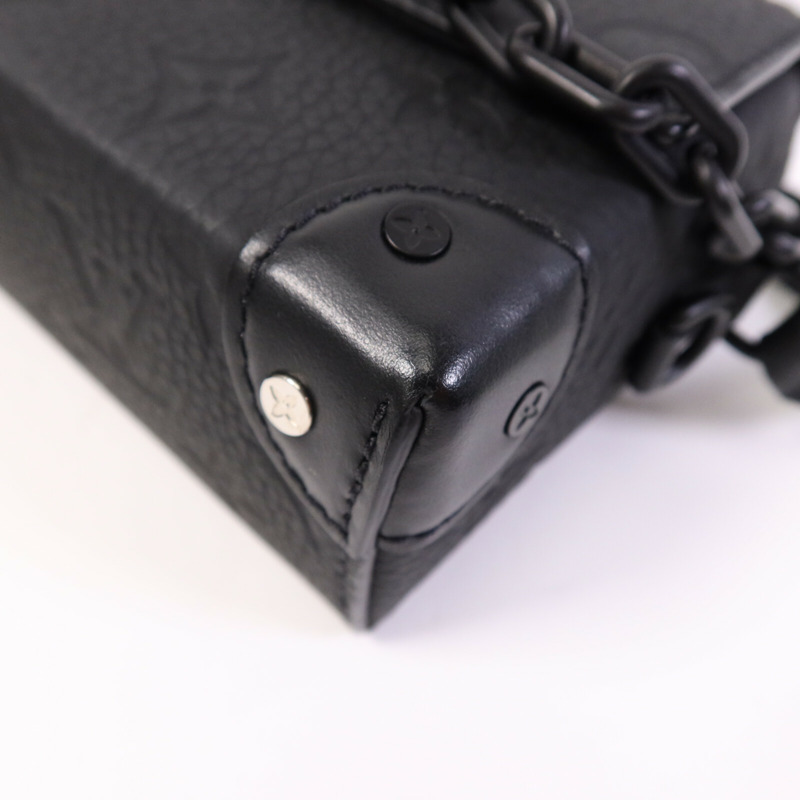 LOUIS VUITTON Monogram Taurillon Steamer Wearable Wallet扣肩背袋-4