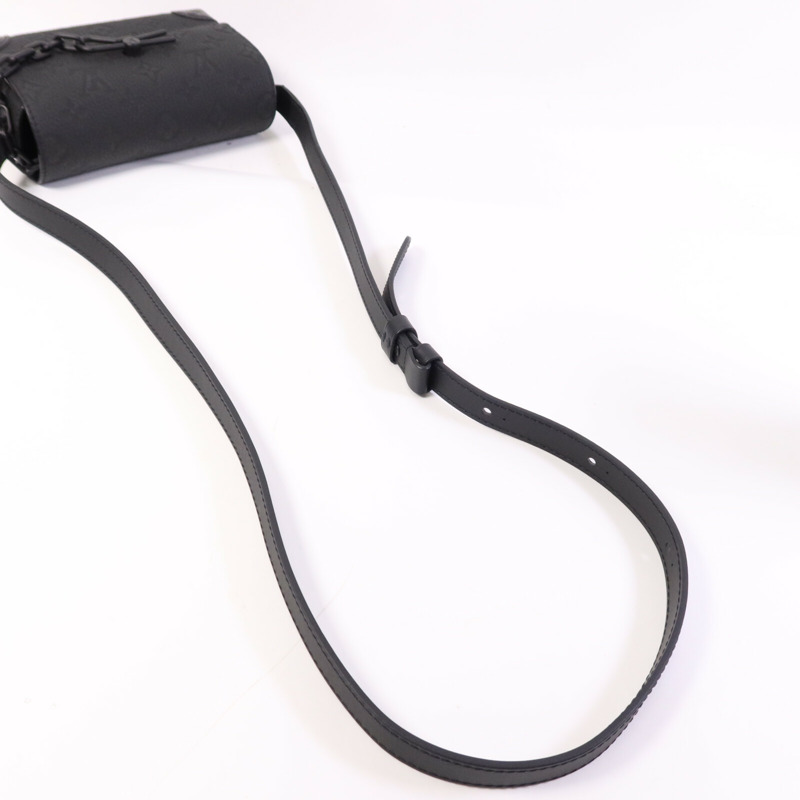 LOUIS VUITTON Monogram Taurillon Steamer Wearable Wallet扣肩背袋-8