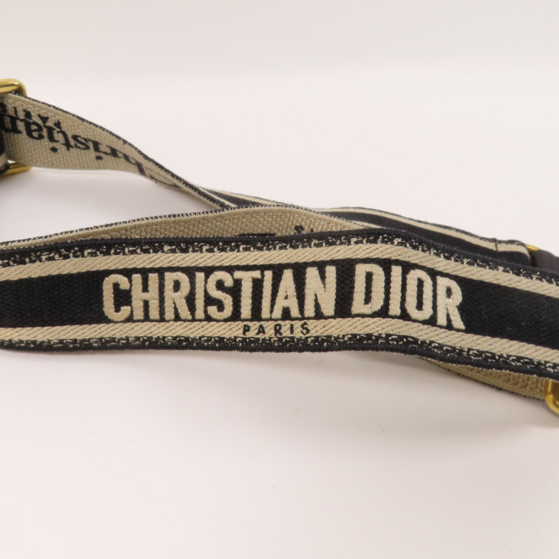 Dior 帆布Shoulder Strap金扣肩帶-3