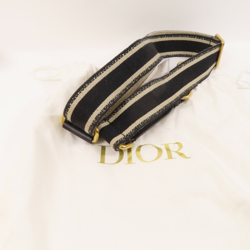 Dior 帆布Shoulder Strap金扣肩帶-9