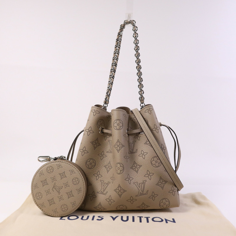 LOUIS VUITTON Mahina Bella銀扣肩背袋-12