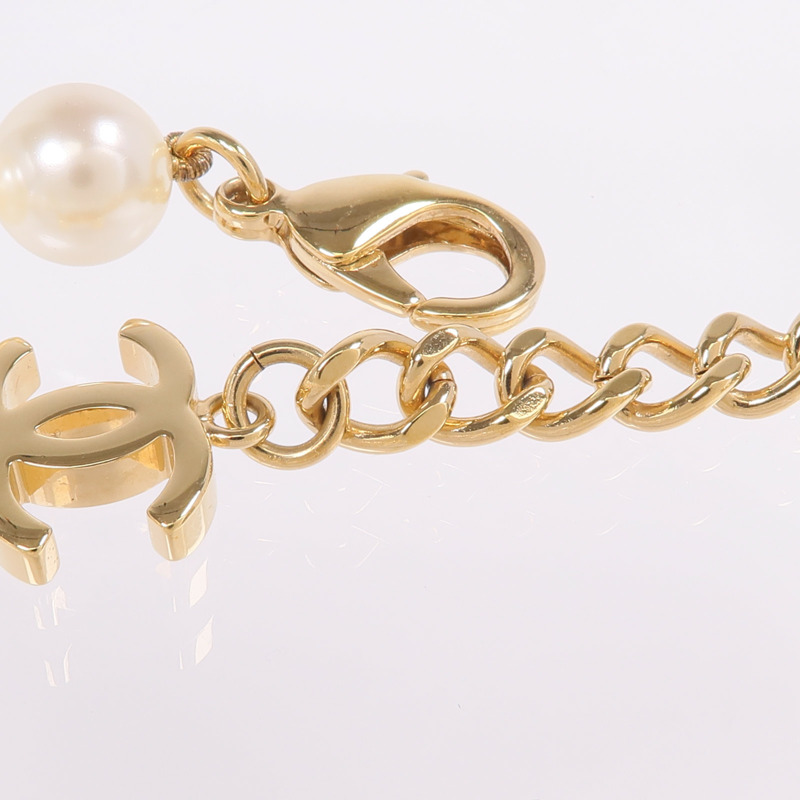 CHANEL 金屬Necklace金扣項鍊-5