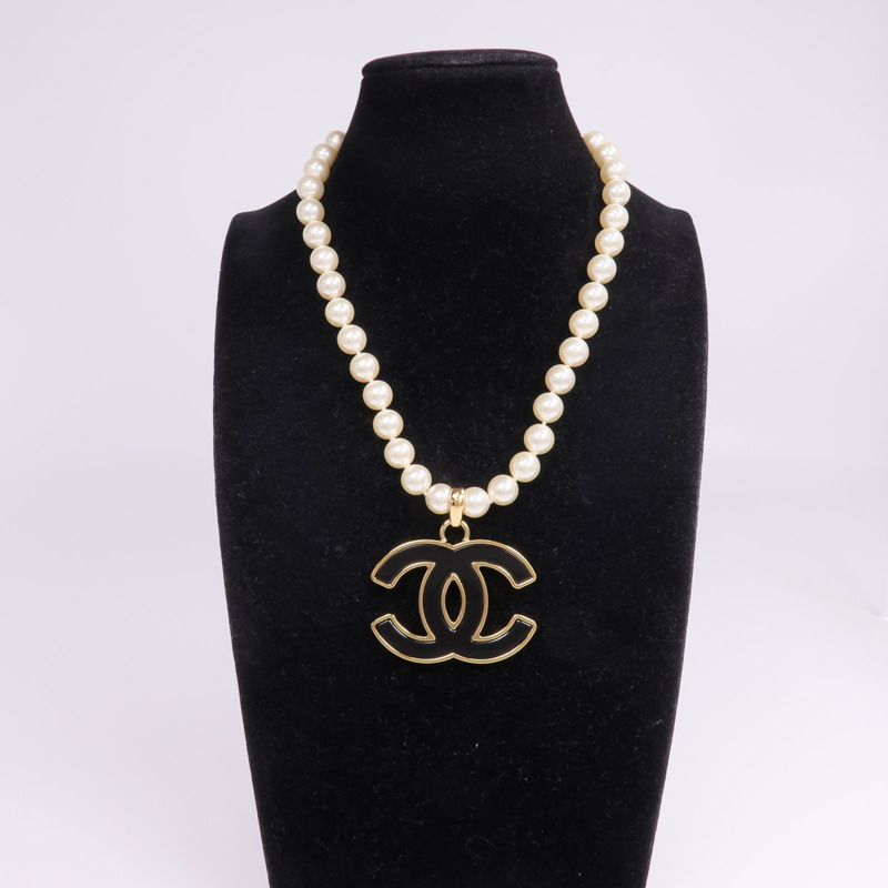 CHANEL 金屬Necklace金扣項鍊-8