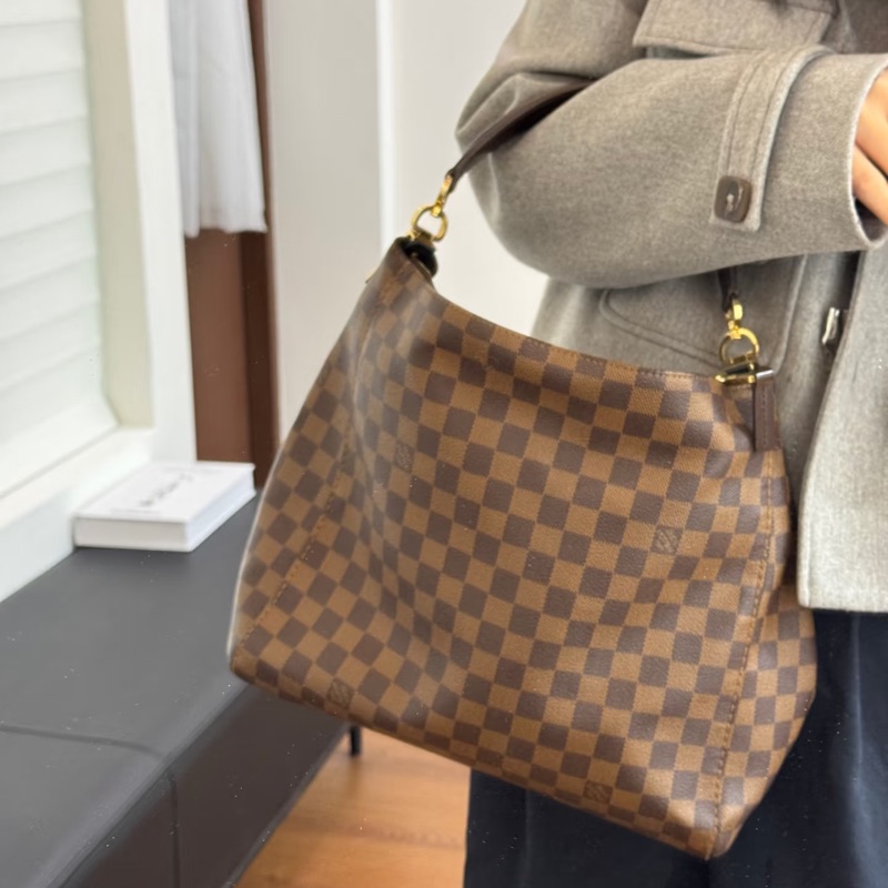 莉亞精品♡LV Portobello GM肩背包 二手美包-1