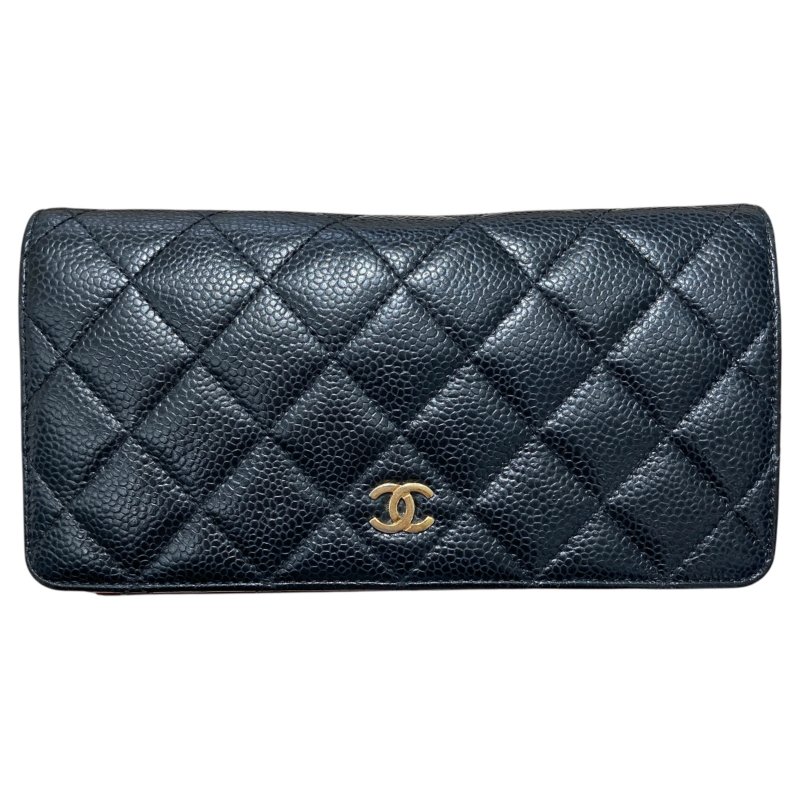 CHANEL 香奈兒 長夾 荔枝紋牛皮-0