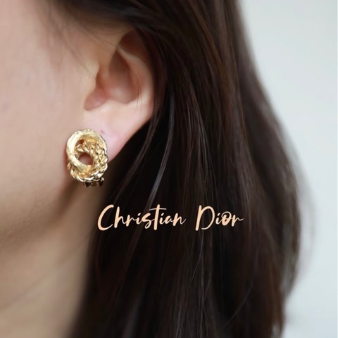 Dior 復古耳環