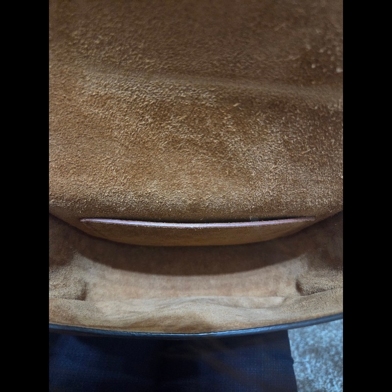 Celine cuir 光滑牛皮馬鞍包 焦糖色-20