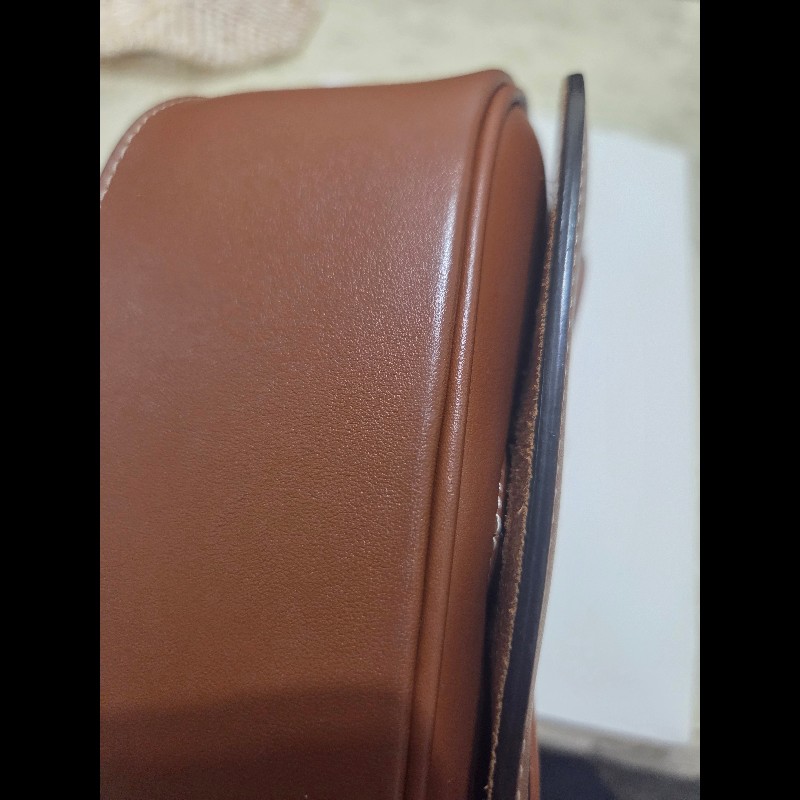 Celine cuir 光滑牛皮馬鞍包 焦糖色-29