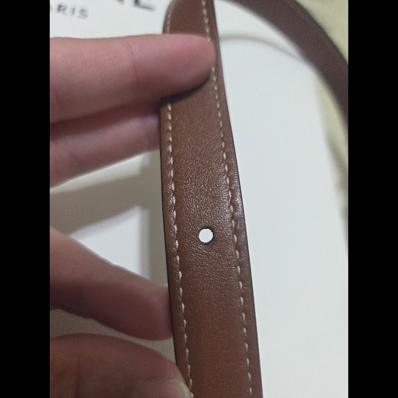 Celine cuir 光滑牛皮馬鞍包 焦糖色-30