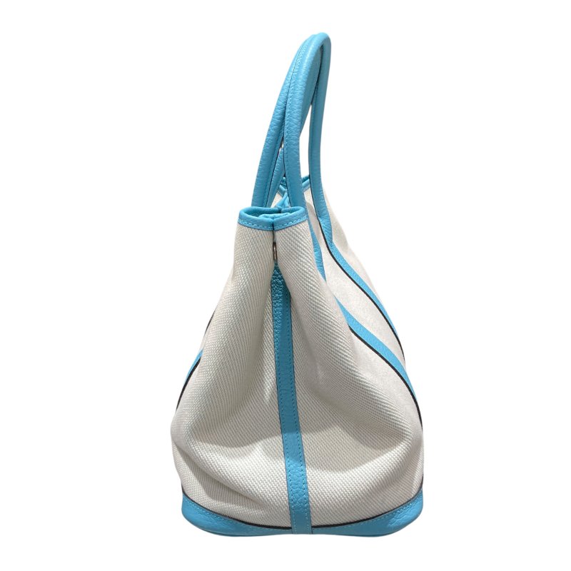 HERMES 愛馬仕 GARDEN PARTY36 帆布-3