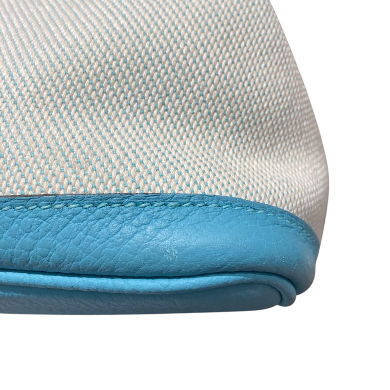 HERMES 愛馬仕 GARDEN PARTY36 帆布-5