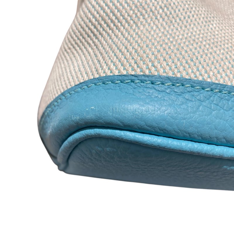 HERMES 愛馬仕 GARDEN PARTY36 帆布-6