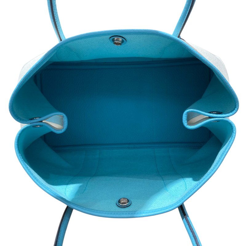 HERMES 愛馬仕 GARDEN PARTY36 帆布-9