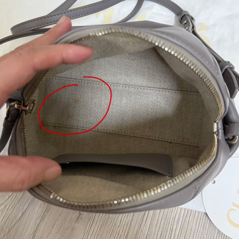 Chloe Judy 灰色 斜背包/二手/七成新 側背包-11