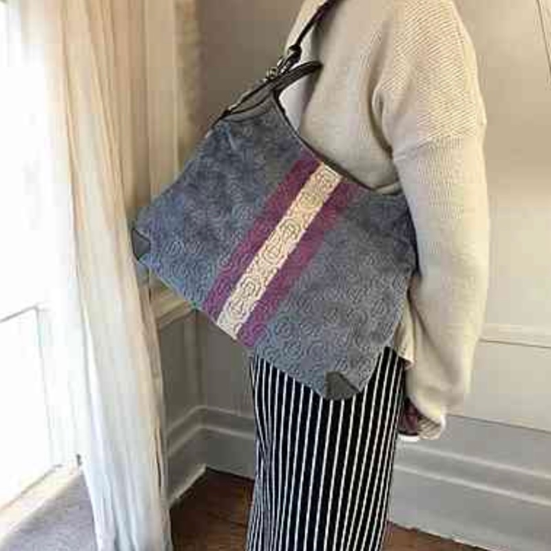 古馳hobo 腋下包Gucci馬銜釦絨布肩背包145826-1