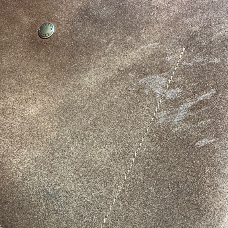 COACH Brooklyn 28 麂皮磁吸肩背包（咖啡色）-12