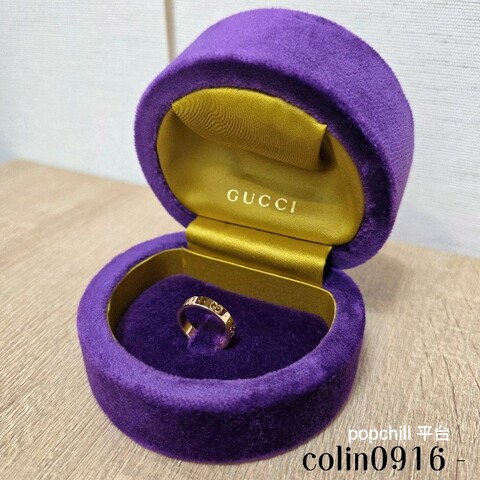 [高CP18k金戒指🥰] Gucci18黃K金 Icon thin戒指