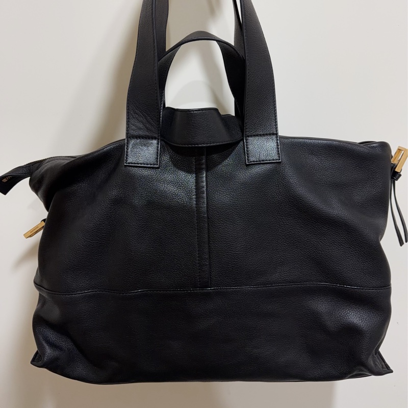 ALLSAINTS 台灣限量20個 黑色荔枝紋 肩背側背2用包 全新 售價15400 吊牌未拆 附盒子 原廠紙袋-6