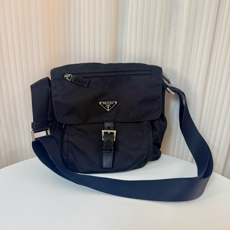 ✔️Prada降落傘布小郵差包/尼龍斜背包/肩背包-3