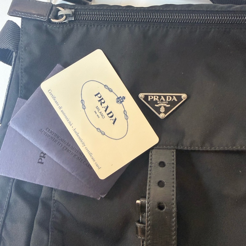 ✔️Prada降落傘布小郵差包/尼龍斜背包/肩背包-5