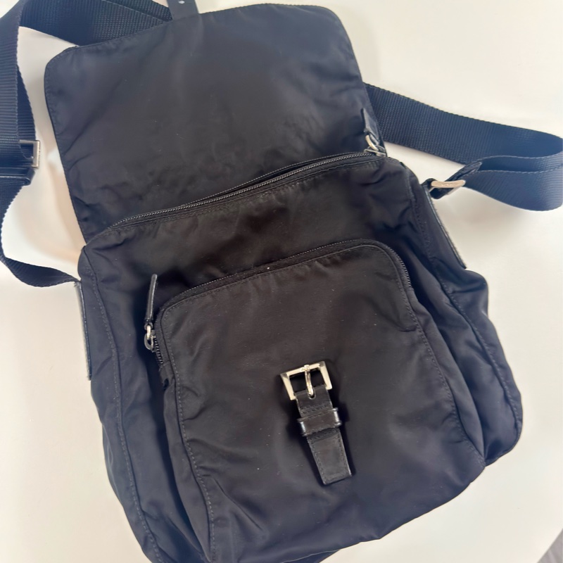 ✔️Prada降落傘布小郵差包/尼龍斜背包/肩背包-9