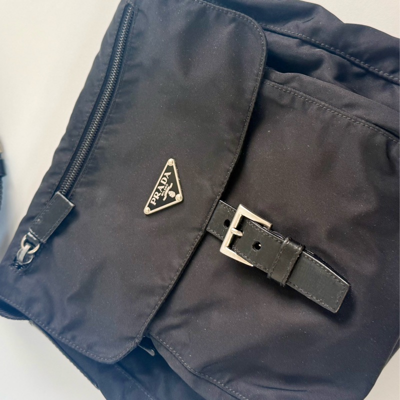 ✔️Prada降落傘布小郵差包/尼龍斜背包/肩背包-15