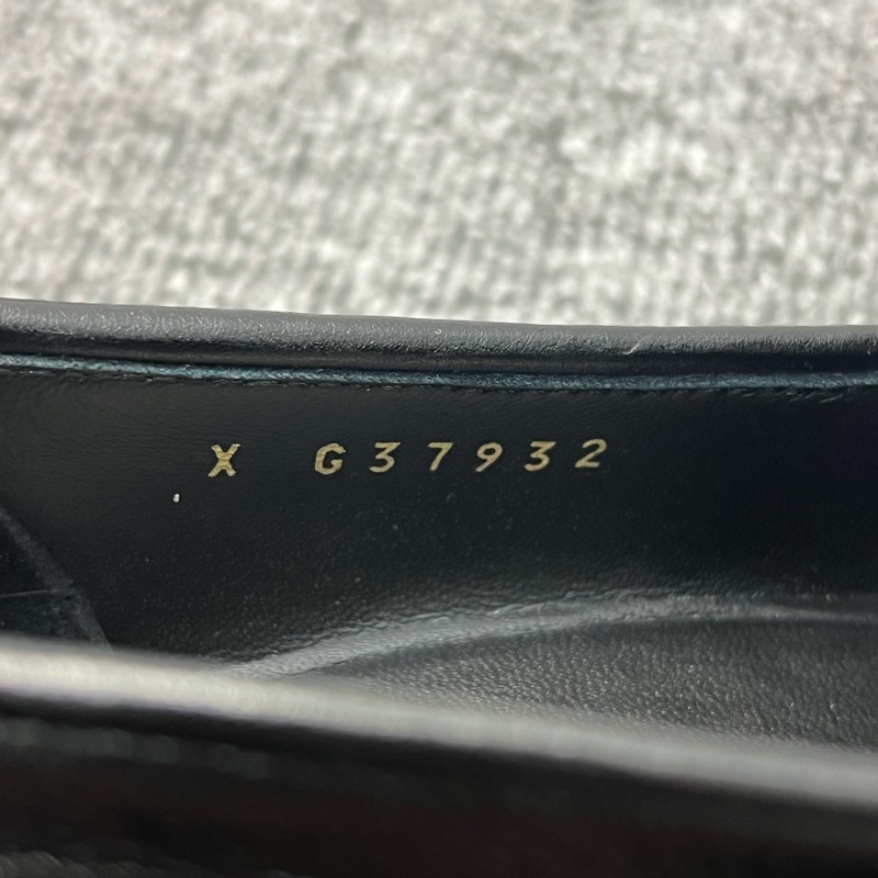 99新 CHANEL香奈兒樂福鞋女鞋金幣/錢幣黑色 38.5碼-6