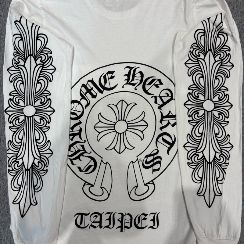 Chrome Heart TAIPEI字樣薄長袖T恤 S-1