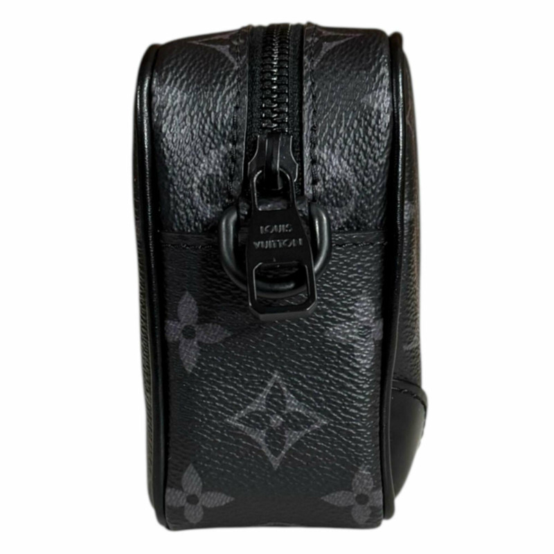 二手路易威登 Trocadero 穿戴式皮夾 Monogram Eclipse 單肩包，M14253 黑色，男士-3