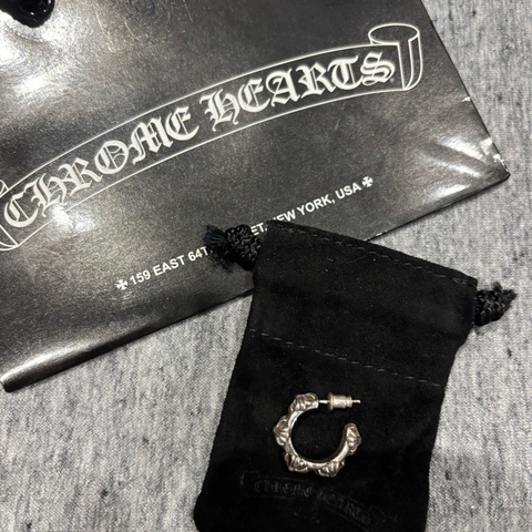 Chrome Hearts 五十字花 環狀耳環（高價款）
