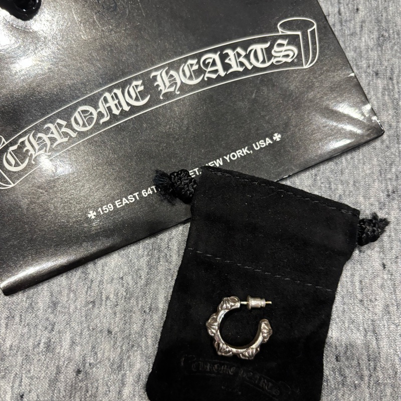 Chrome Hearts 五十字花 環狀耳環(高價款)-0