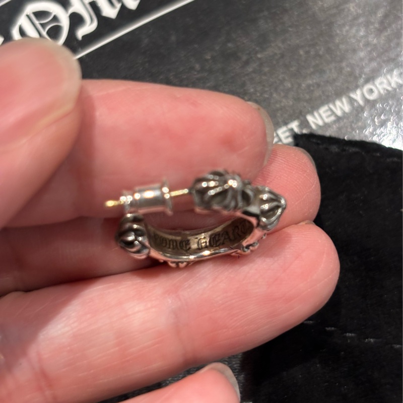 Chrome Hearts 五十字花 環狀耳環(高價款)-3