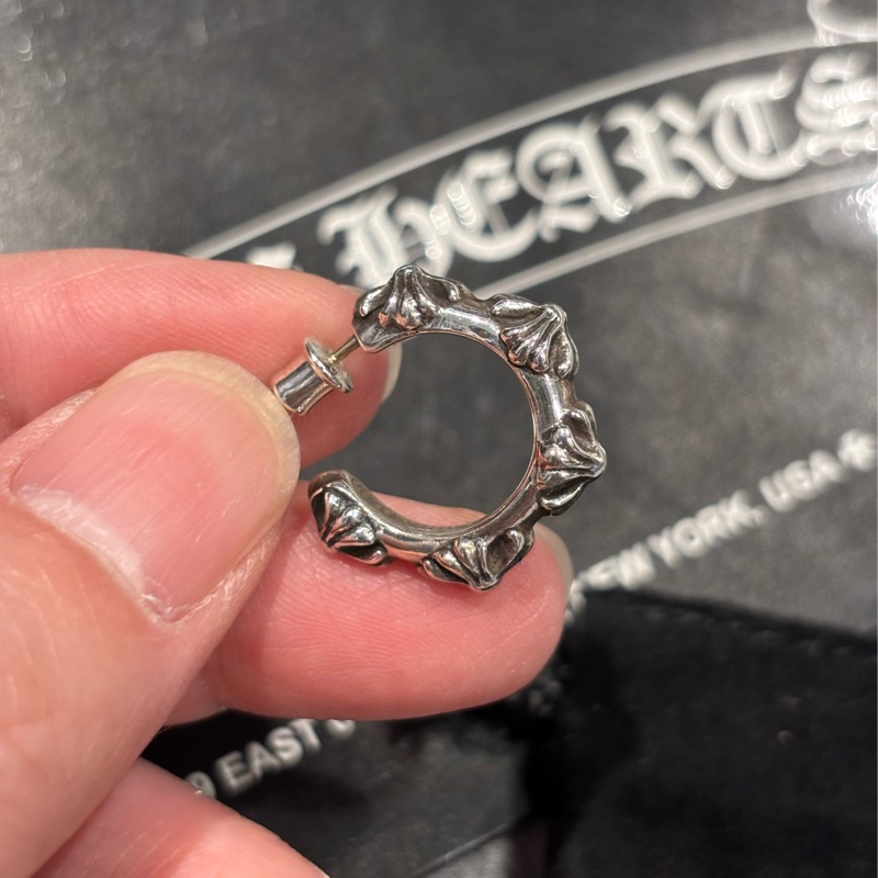 Chrome Hearts 五十字花 環狀耳環(高價款)-8