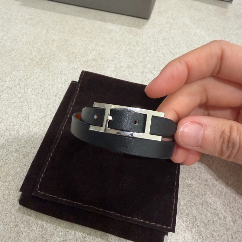 Hermes 愛馬仕 雙圈手環 Behapi double tour-0